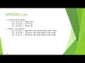 COMP1010 Constants Coding Standards