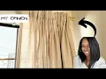 West Lake Bailey Pinch Pleated Semi Sheer Light Filtering Curtains