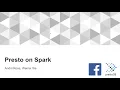 Presto on Spark - Facebook