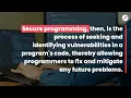 What is Secure Programming Learn the Basics