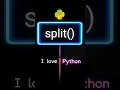 How does split function work in Python split method in python o level python course hindi