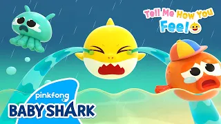 Download [😭NEW] Drip, Drip Rain Drop Tears! | Tell Me How You Feel | Baby Shark Story | Baby Shark Official MP3