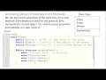 009 Accessing Object Properties From Methods