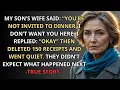 Download Lagu My Son’s Wife Said: “You’re Not Invited” – But I...\