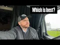 Dry Van vs Flatbed vs Tanker Truck Driving