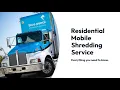 Residential Mobile Shredding Service