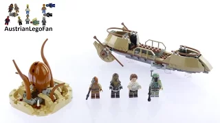 Lego Star Wars 75174 Desert Skiff Escape - Lego Speed Build Review