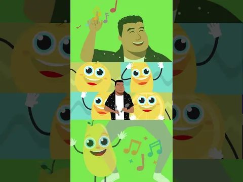 Baila y canta con las frutas 🍐🍍 #MusicaInfantil #AprenderJugando #shorts