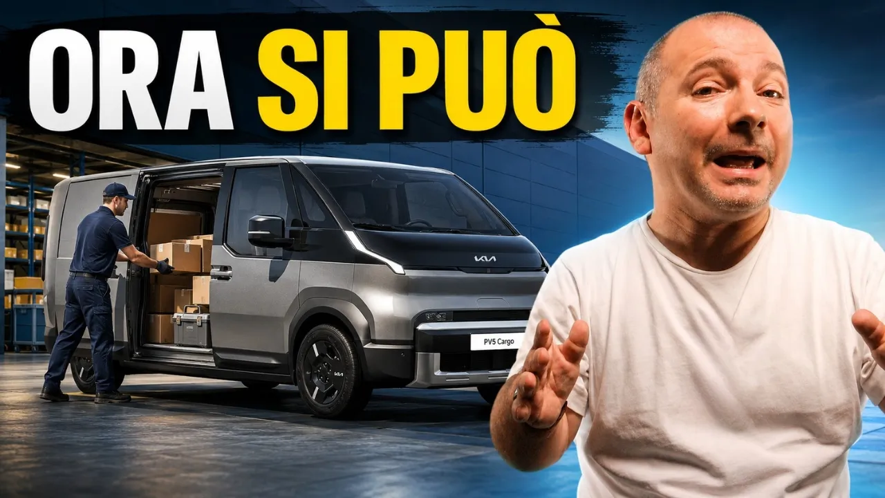 Kia PV5 Cargo: il Furgone Elettrico che FINALMENTE puoi usare per Lavorare