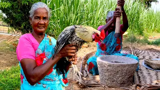 Kambu Kali with Spicy Country Chicken Curry | Traditional Kambu Kali Recipe