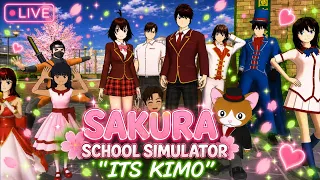 🔴LIVE SAKURA SCHOOL SIMULATOR "IT'S KIMO"🤍💚
