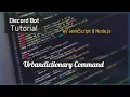 Discord Bot Tutorial Essentials Urbandictionary Command