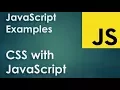 JavaScript Examples - DOM