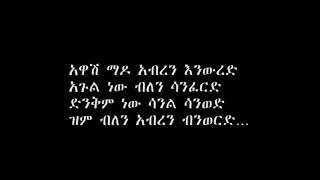 ፀጋየ ገብረ መድህን ግጥም አብረን ዝም እንበል 