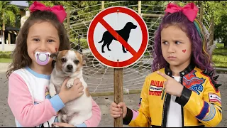 BEBÊ VALENTINA e as Regras de Conduta no Parquinho com sua  irmã Gêmea