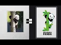 Panda Logo Design Process Revealed Adobe Illustrator