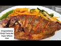 TASTY AIR FRIED WHOLE FISH WITH 3 INGREDIENTS ONLY AIR FRYER TILAPIA FISH