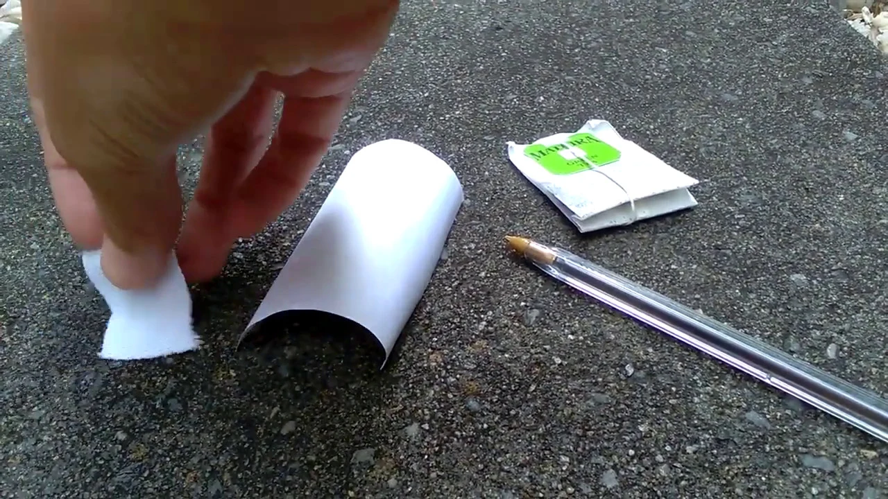 How to make a Tea Cigarette!