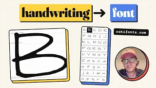 Turn Your Handwriting Into a Font in Minutes AI Font Generator Demo