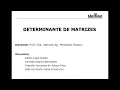 Algebra com Python - Determinante de Matrizes