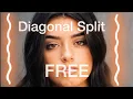 How to make Diagonal Split for FREE