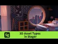 Overview of 3D Asset Types in Substance 3D Stager Adobe Substance 3D
