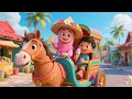 Lagu 🐴✨ Naik Delman – Lagu Anak Indonesia | Lagu Anak Balita 3D Animasi Kartun Seru dan Edukatif