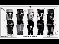 aesthetic mincraft skins dark color Minecraft Skins pt 8