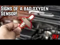 DIY - Signs Symptoms Diagnosis of a Bad Oxygen Sensor
