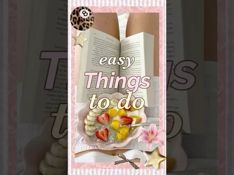 Day 3 of easy things to do instead of scrolling 🐆🩰⋆ ˚｡⋆୨୧˚