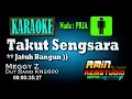 TAKUT SENGSARA || Meggy Z || KARAOKE Nada PRIA