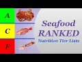 Seafood Ranked - Nutrition Tier Lists