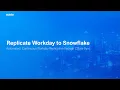 How to Replicate Workday Data to a Snowflake Data Warehouse CData Sync