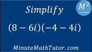 Simplify 8-6i -4-4i