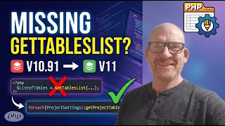 Keep Your Code Working Restoring GetTablesList in v11