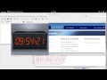 JavaFX Digital Clock example of Netbeans IDE