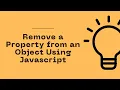 JavaScript Program to Remove a Property from an Object Celotek