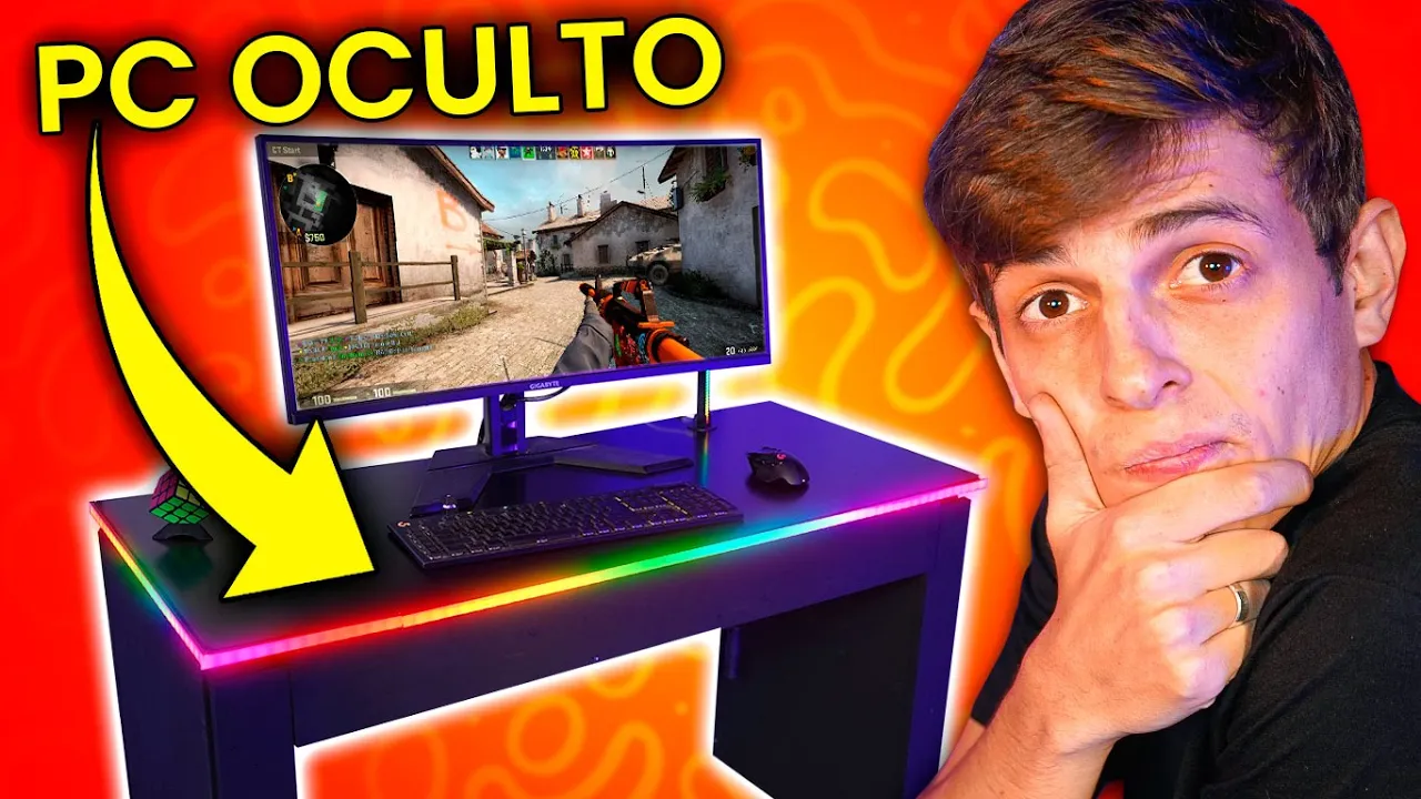 FIZ A MESA QUE DEIXA O PC INVISÍVEL