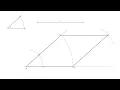How to Draw a Rhombus given one Angle and the length of its Side