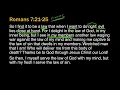 Romans 7:21-25: Wretched Man that I Am