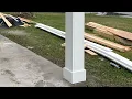 Wrapping porch columns with azek