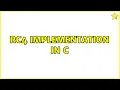 RC4 implementation in C