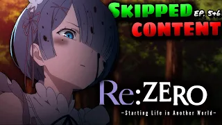 betrayals u0026 burdens re zero episode 5 6 cut content what did the anime director s cut change