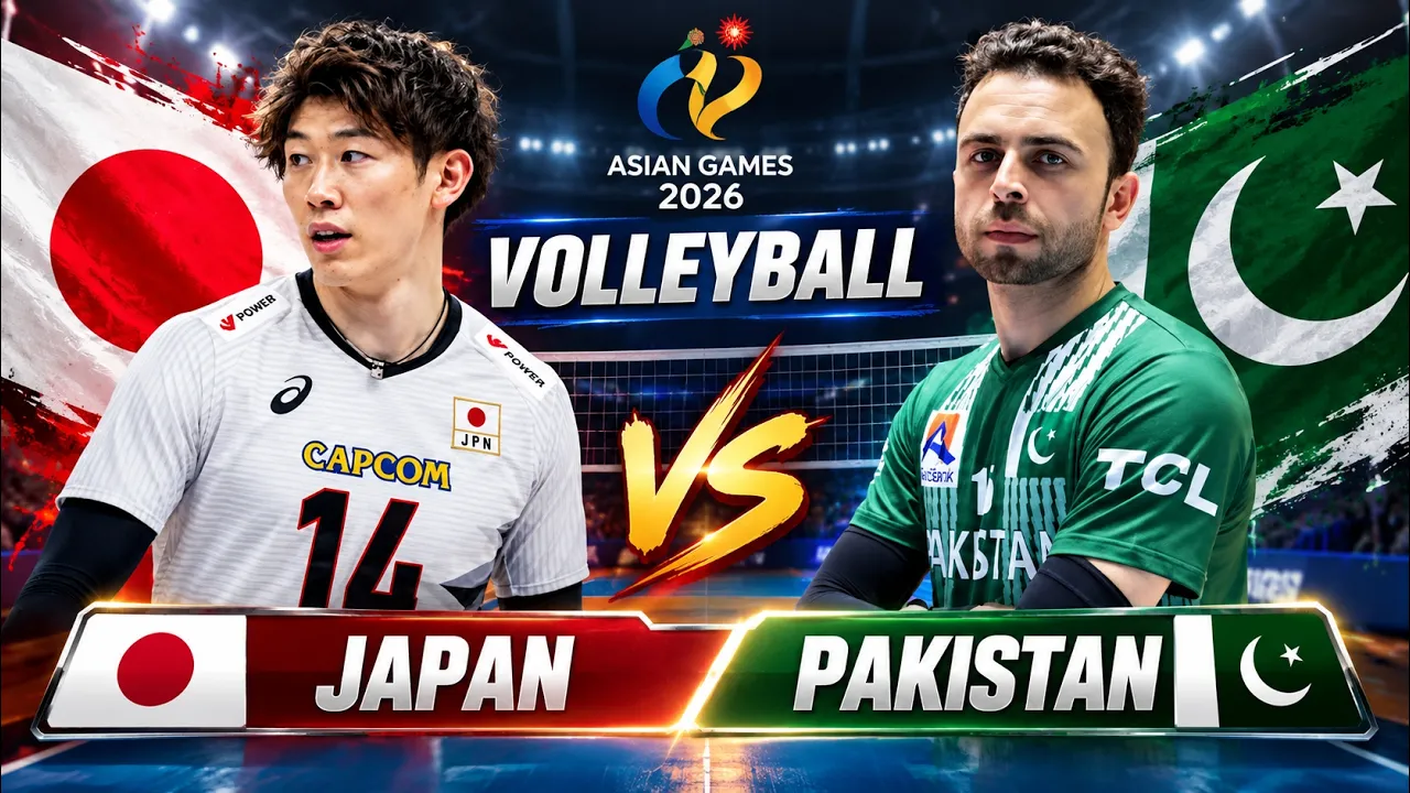 Pakistan vs Japan Volleyball | Asian Games 2026 | Match Updates & Analysis | Sports Junoon