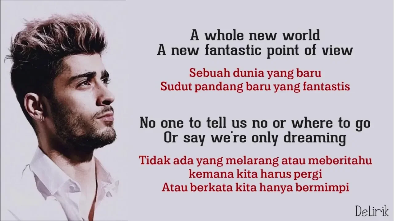 A Whole New World - Zayn Malik & Zhavia Ward | OST Aladdin (Lirik video dan terjemahan) A Whole New World - Zayn Malik & Zhavia Ward | OST Aladdin (Lirik video dan terjemahan)