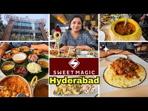 Vijayawada's Sweet Magic Restaurant Hyderabad Nanakramguda | MUST Try Thalis Biryanis At Hyderabad!!