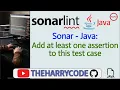 Solucion FIX Sonar - Java Add at least one assertion to this test case