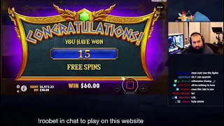 MAX WIN on Gates of Olympus 20 bet stream highlight