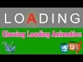How To Create Glowing And Blinking Text Learn html and css By Amazing Techno Tutorials
