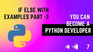 If Else with examples Part - 3 Python Tutorial Series in Tamil EMC Academy